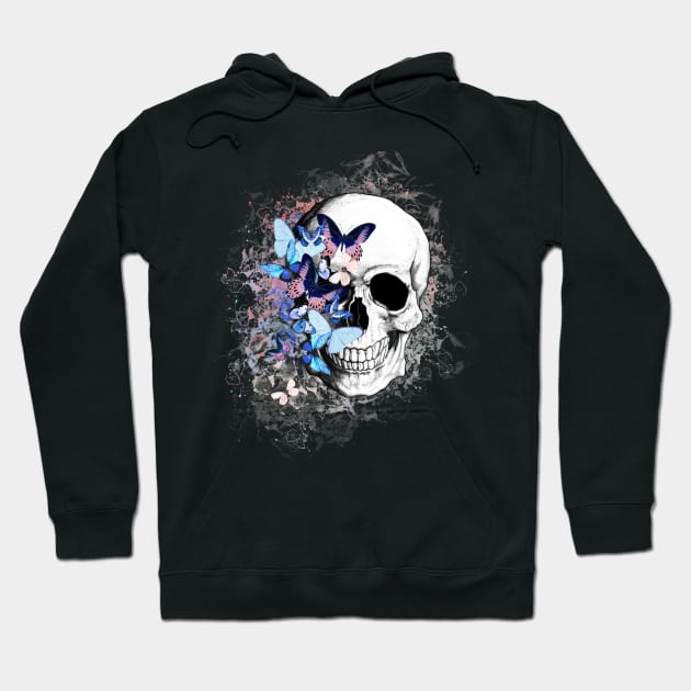 skull, cool skull, skull mask face Hoodie by Collagedream